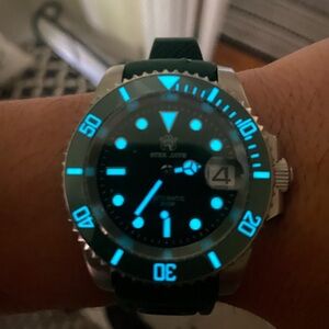 Steeldive 1953 Hulk Green Automatic watch (Rolex Submariner homage)